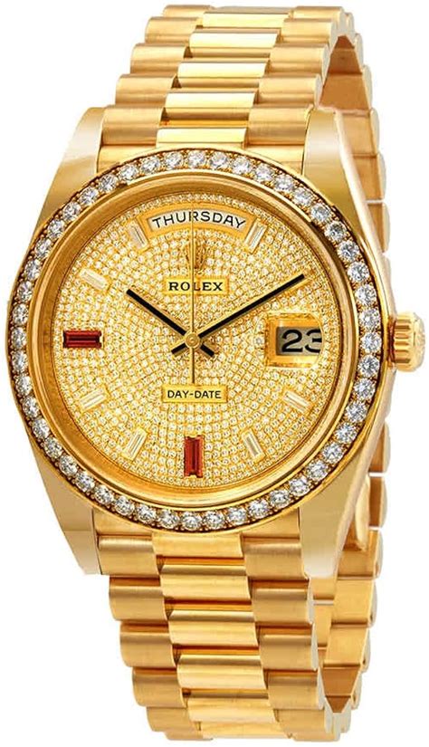 reloj rolex de oro con diamantes para hombres|relojes rolex precios y modelos.